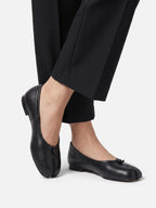 Women's Leather Split Toe Tabi Ballet Flats