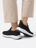 Women's Slip-On Knit Walking Sneakers