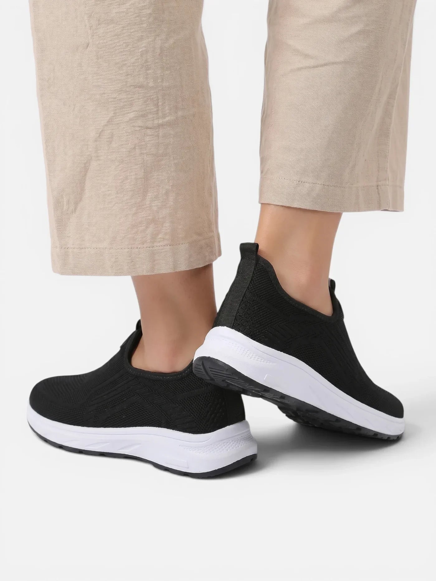 Women's Slip-On Knit Walking Sneakers