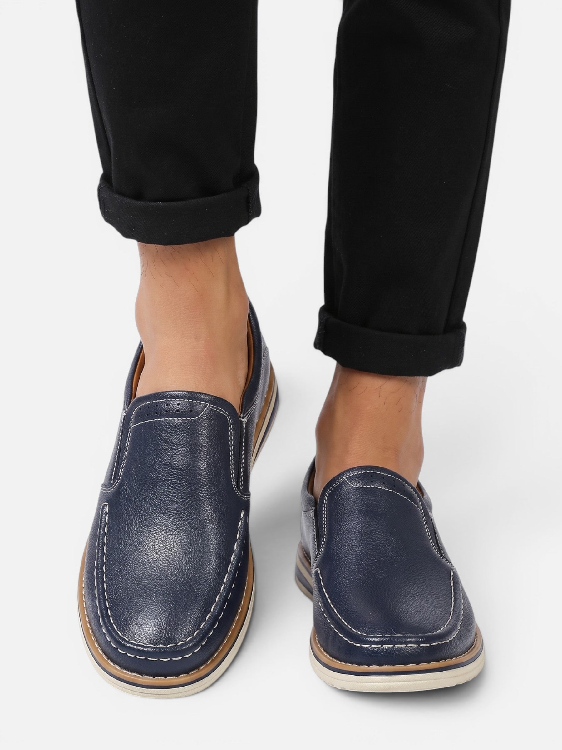 Men's Soft Leather Slip-On Loafers