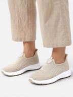 Women's Slip-On Knit Walking Sneakers