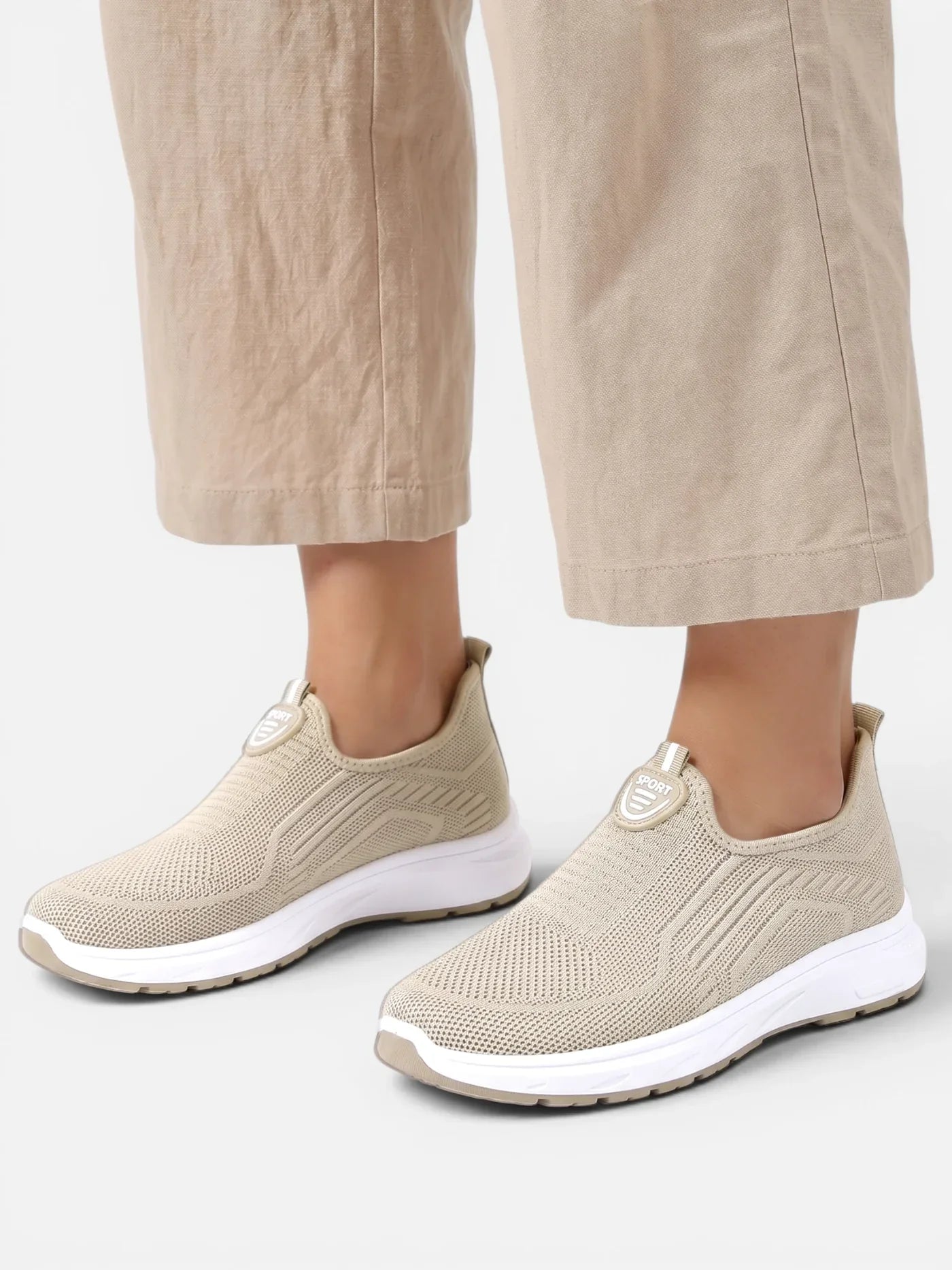 Women's Slip-On Knit Walking Sneakers