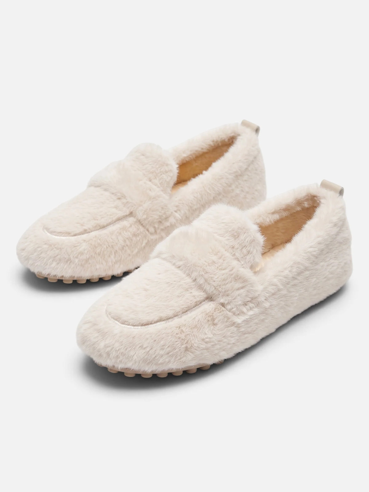 Women's Faux Fur Loafer Slippers