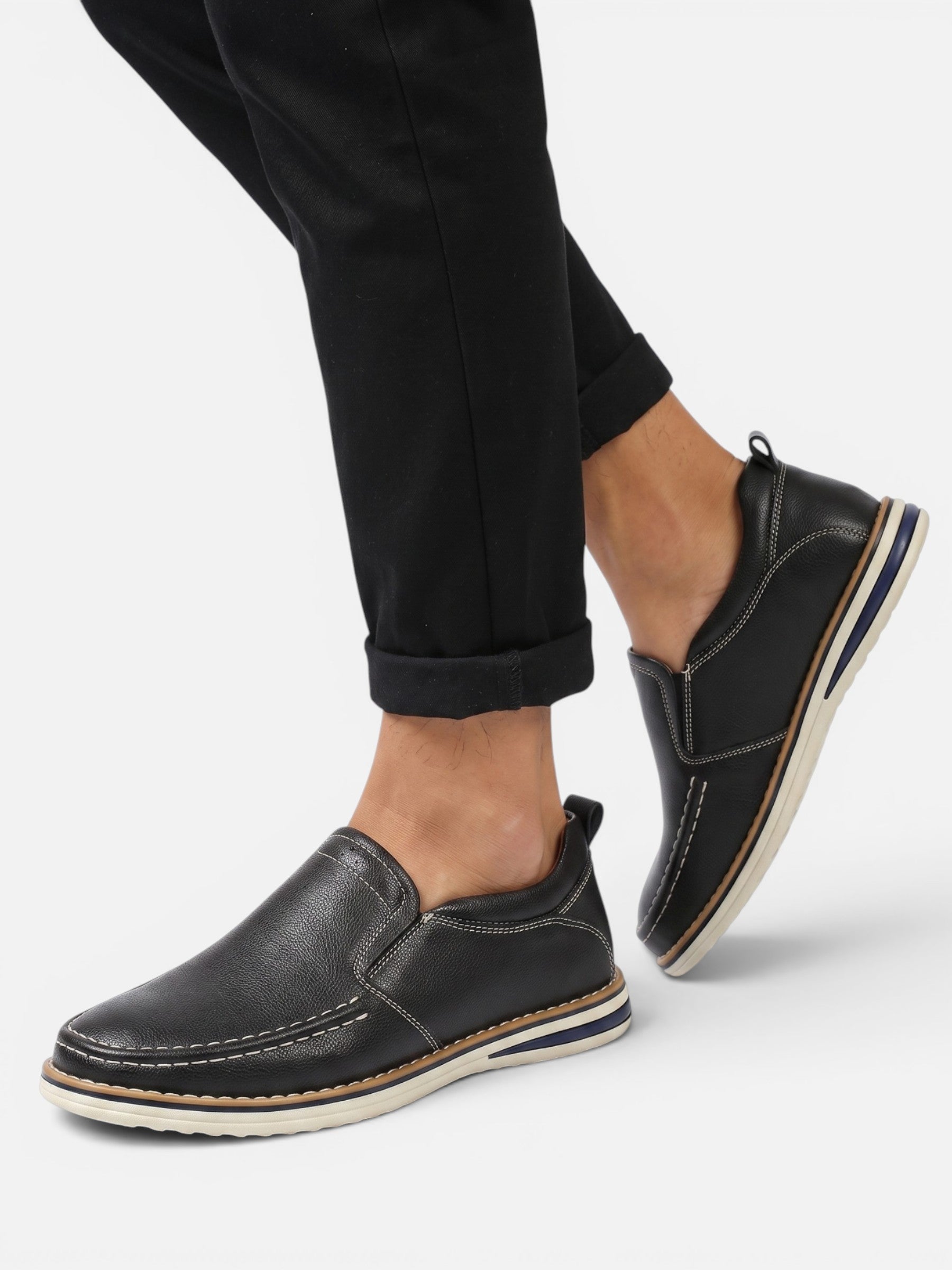 Men's Soft Leather Slip-On Loafers