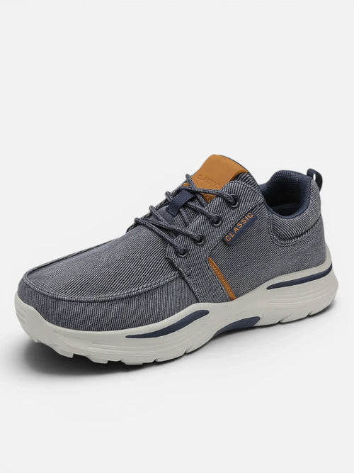 Men's Canvas Lace-Up Walking Shoes