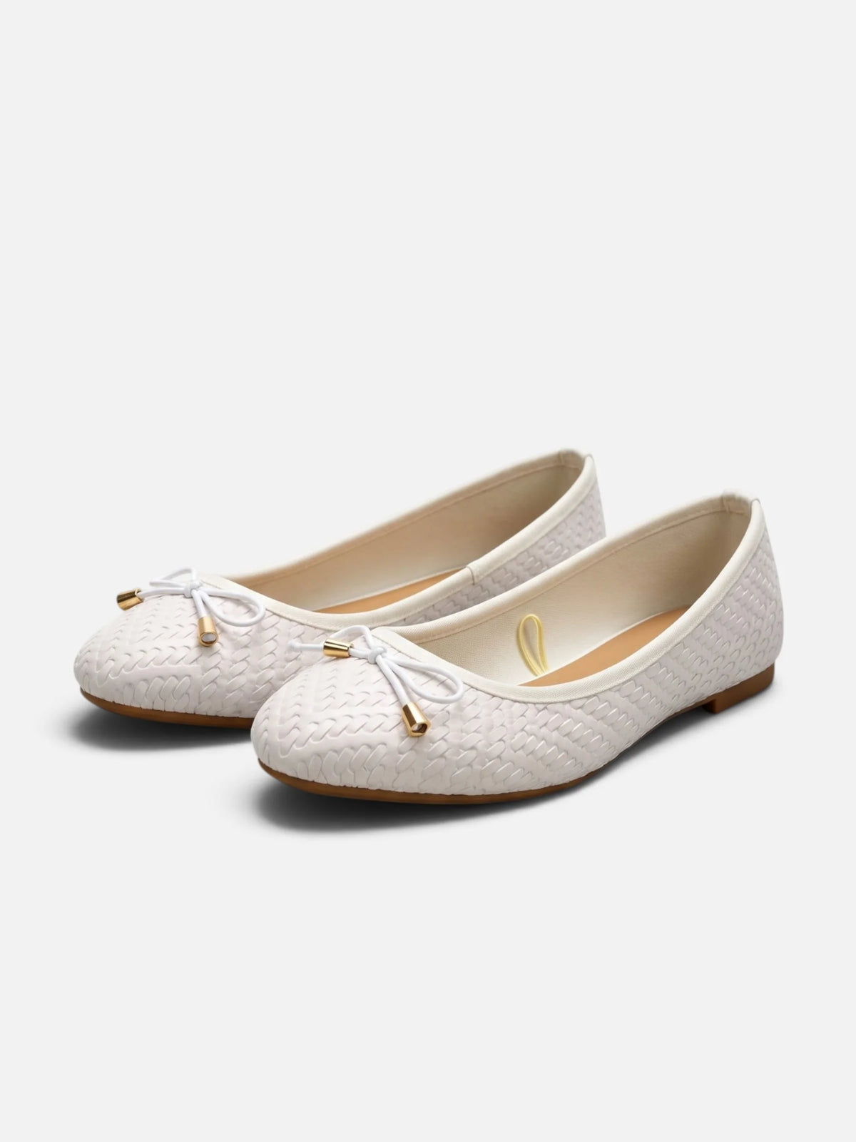 Women's Woven Bow Ballet Flats