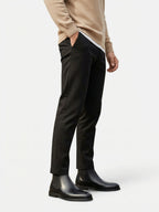 Men's Leather Fur-Lined Chelsea Boots