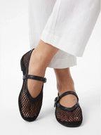 Women's Mary Jane Mesh Ballet Flats