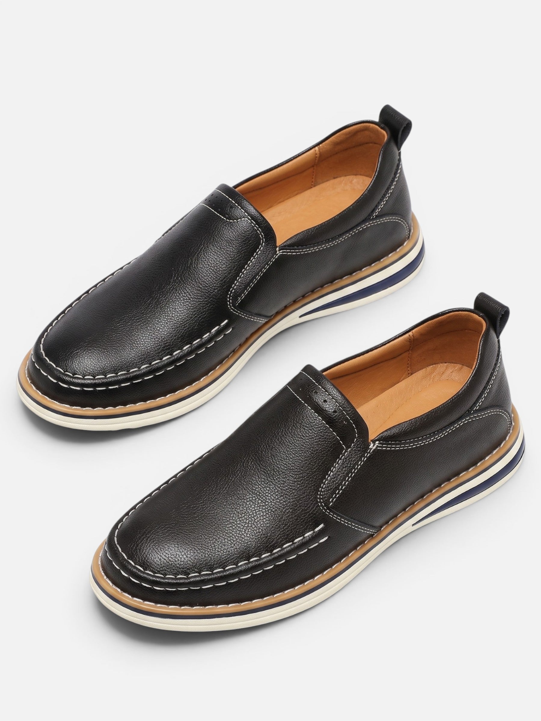 Men's Soft Leather Slip-On Loafers