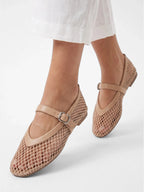 Women's Mary Jane Mesh Ballet Flats