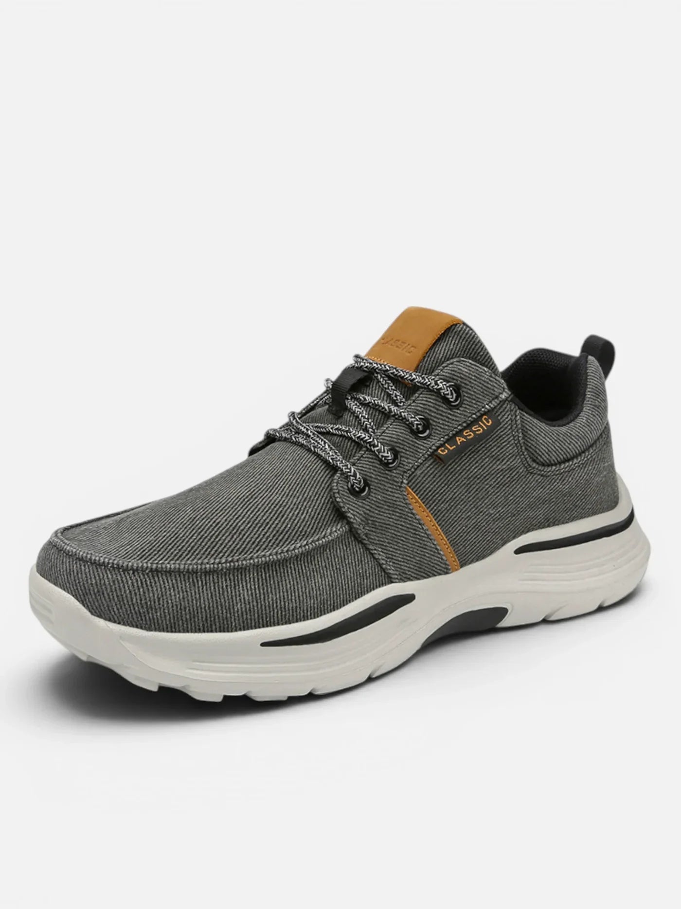 Men's Canvas Lace-Up Walking Shoes