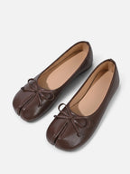 Women's Split Toe Tabi Bow Ballet Flats