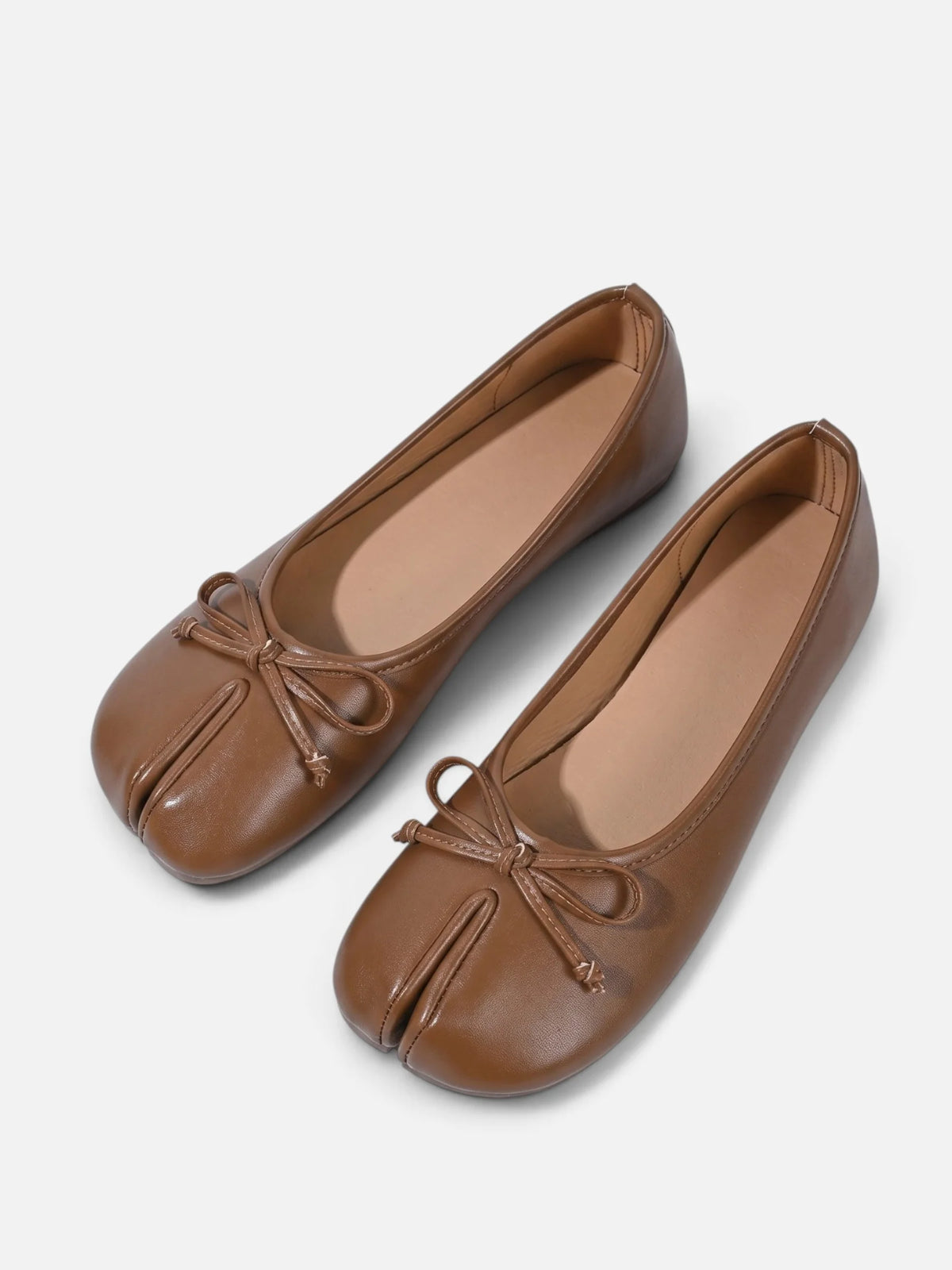 Women's Split Toe Tabi Bow Ballet Flats