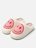 Women's Smiley Face Platform Slippers