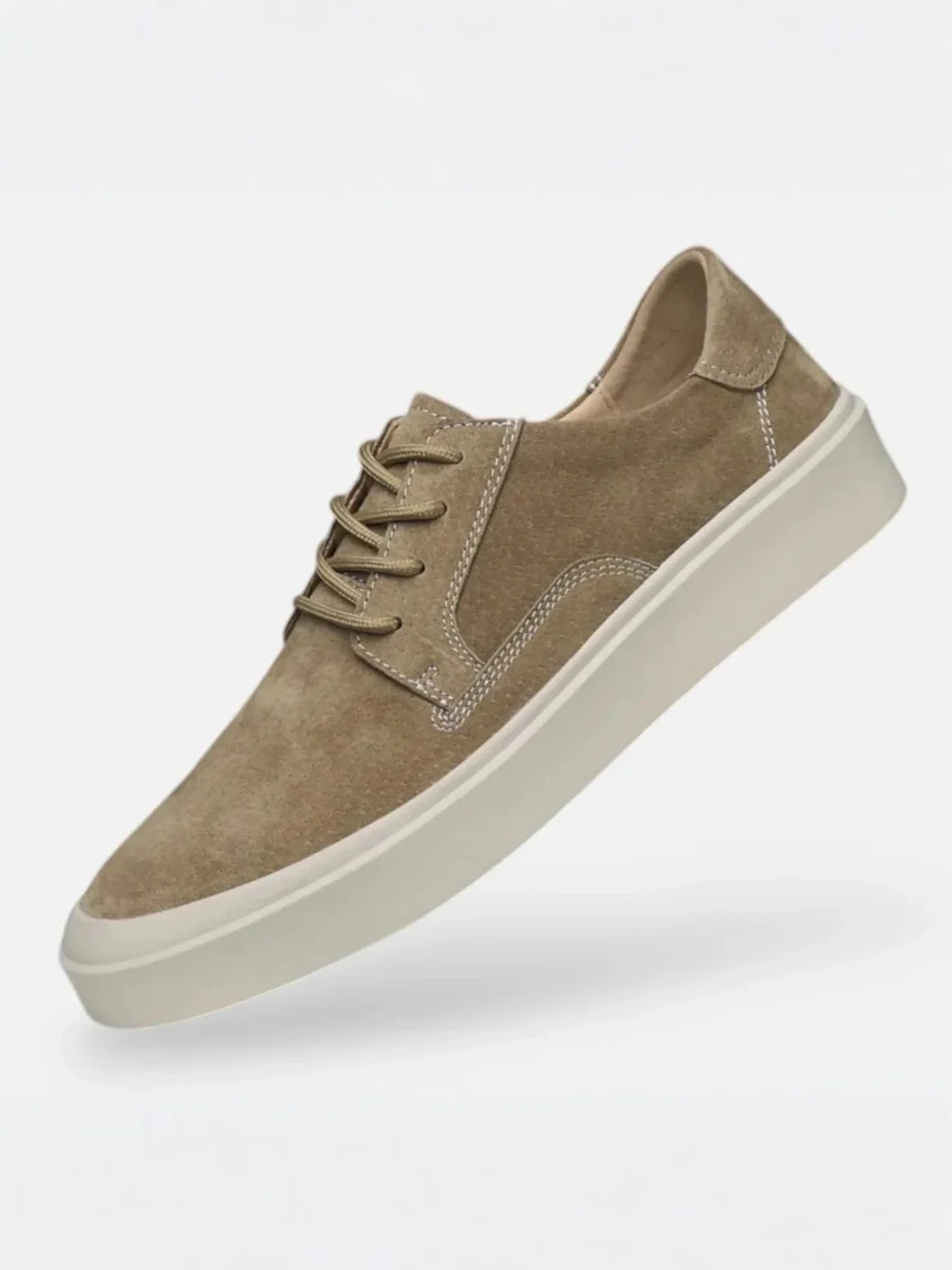 Men's Suede Lace-Up Low Top Sneakers