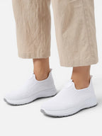 Women's Slip-On Knit Walking Sneakers