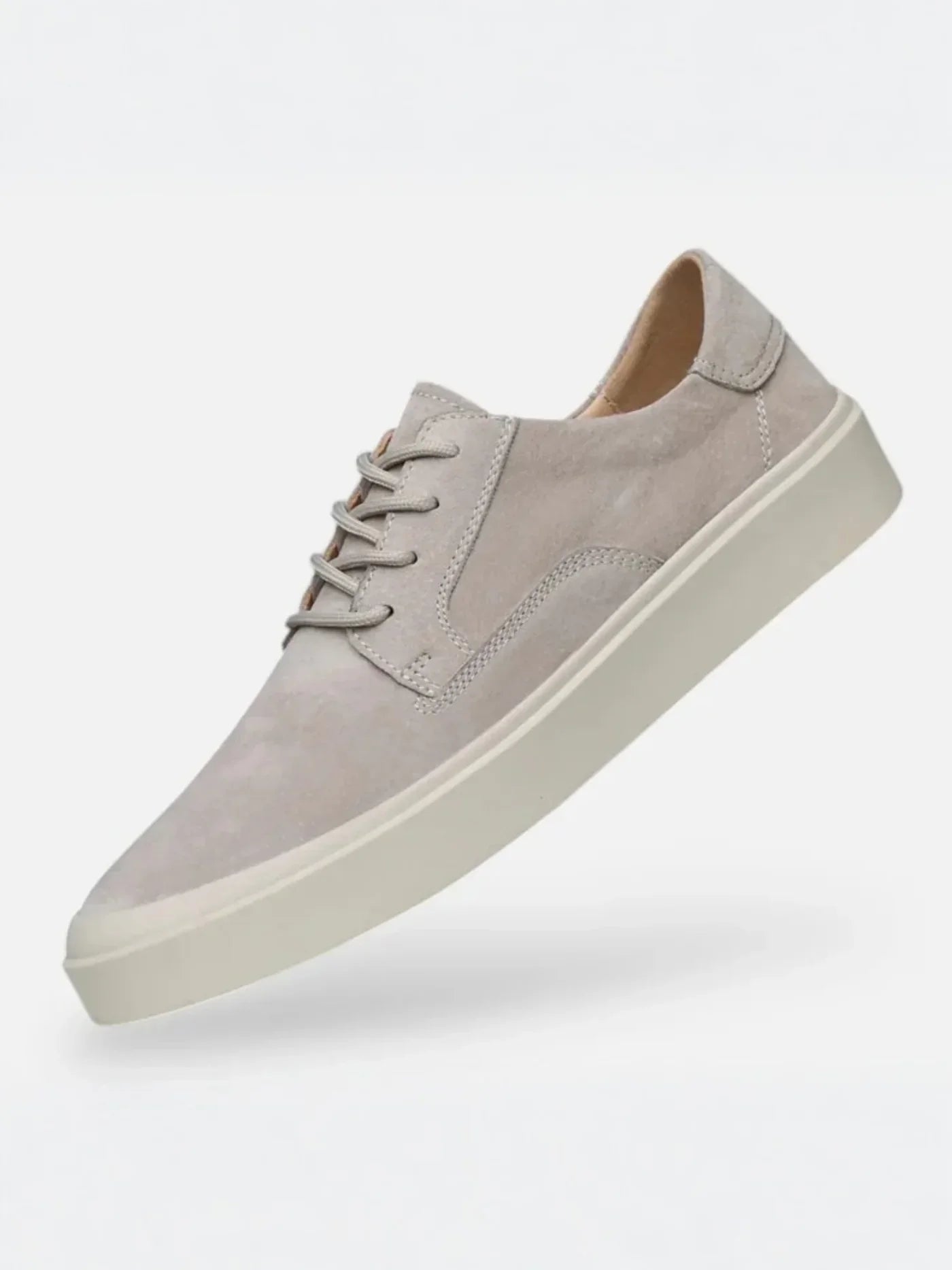 Men's Suede Lace-Up Low Top Sneakers