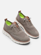 Men's Knit Lace-Up Chunky Sole Sneakers