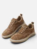 Men's Retro Suede Lace-Up Sneakers