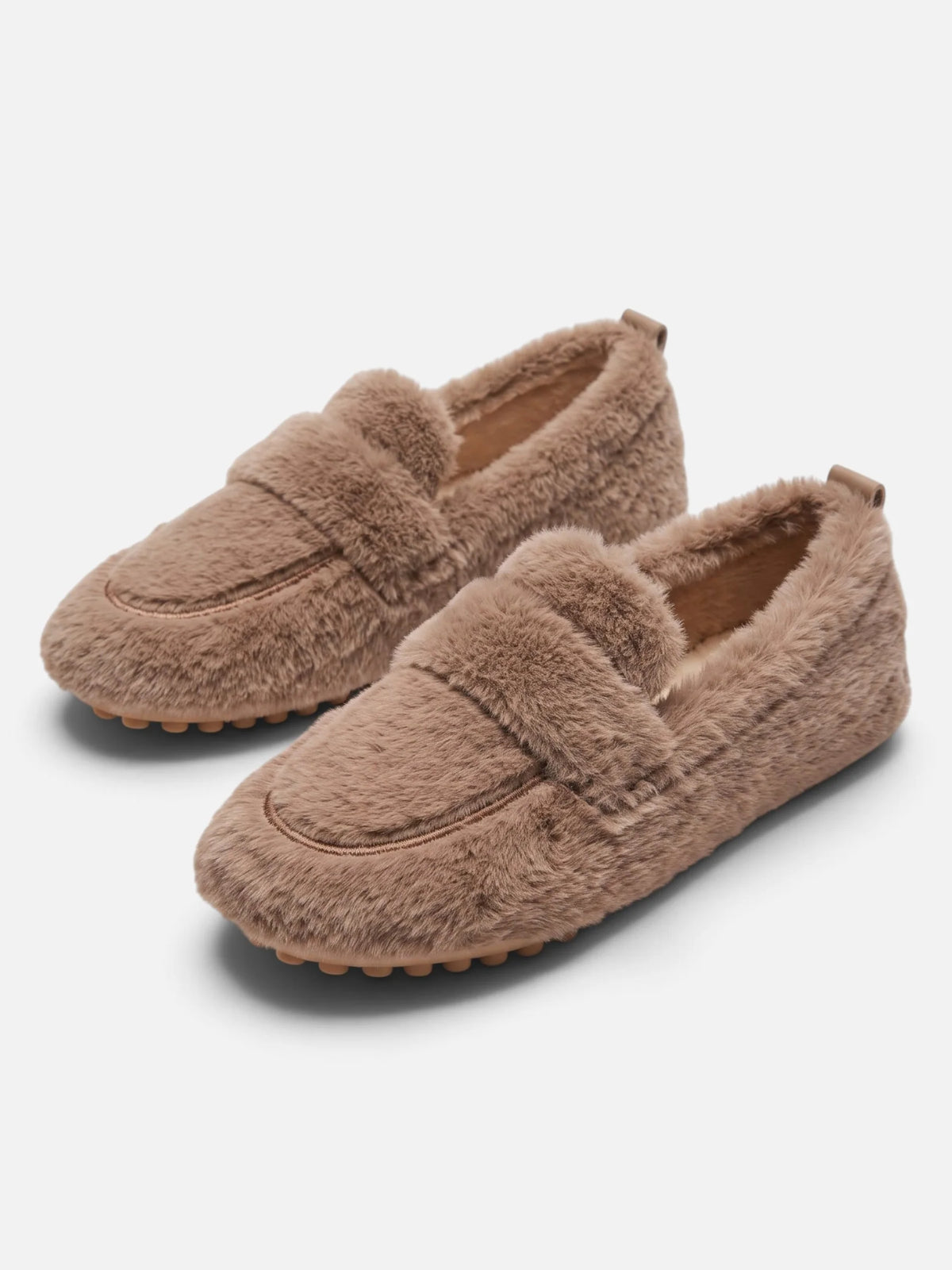 Women's Faux Fur Loafer Slippers