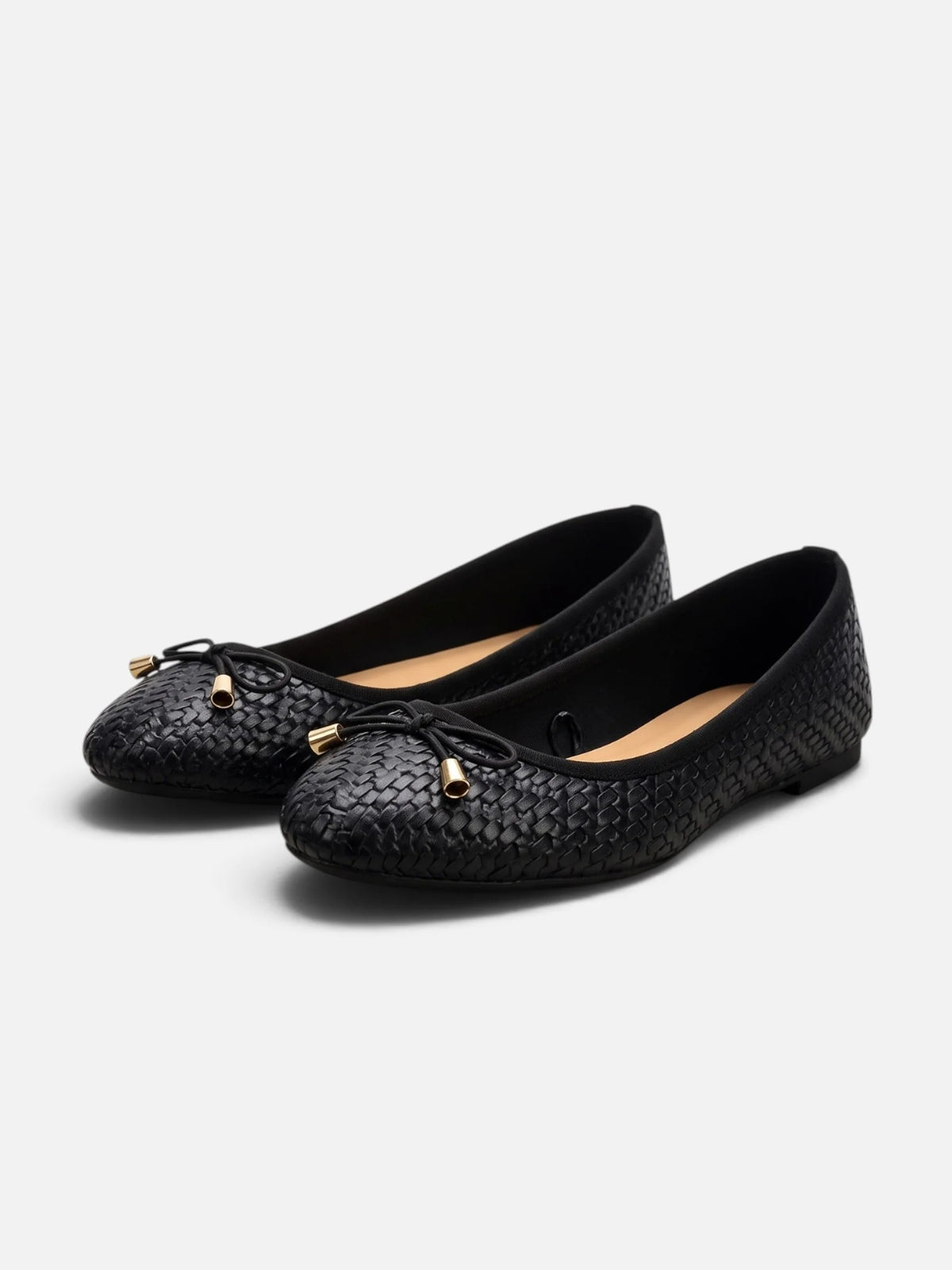 Women's Woven Bow Ballet Flats