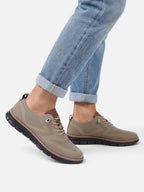 Men's Knit Lace-Up Chunky Sole Sneakers