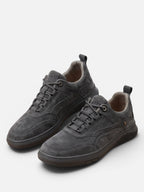 Men's Retro Suede Lace-Up Sneakers