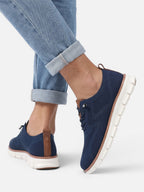 Men's Knit Lace-Up Chunky Sole Sneakers