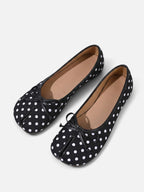 Women's Split Toe Tabi Bow Ballet Flats