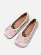 Women's Split Toe Tabi Bow Ballet Flats