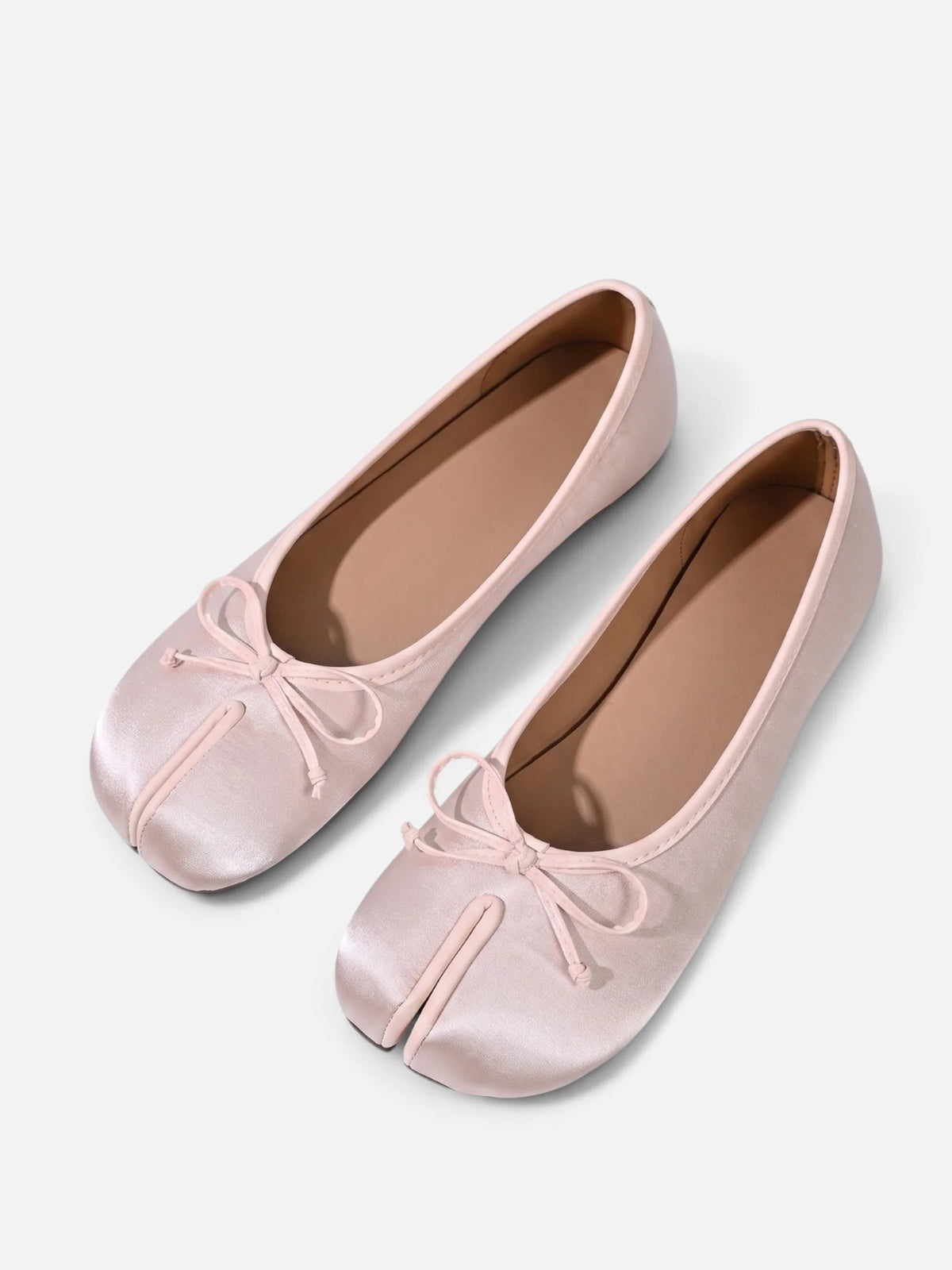 Women's Split Toe Tabi Bow Ballet Flats