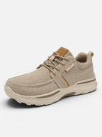 Men's Canvas Lace-Up Walking Shoes