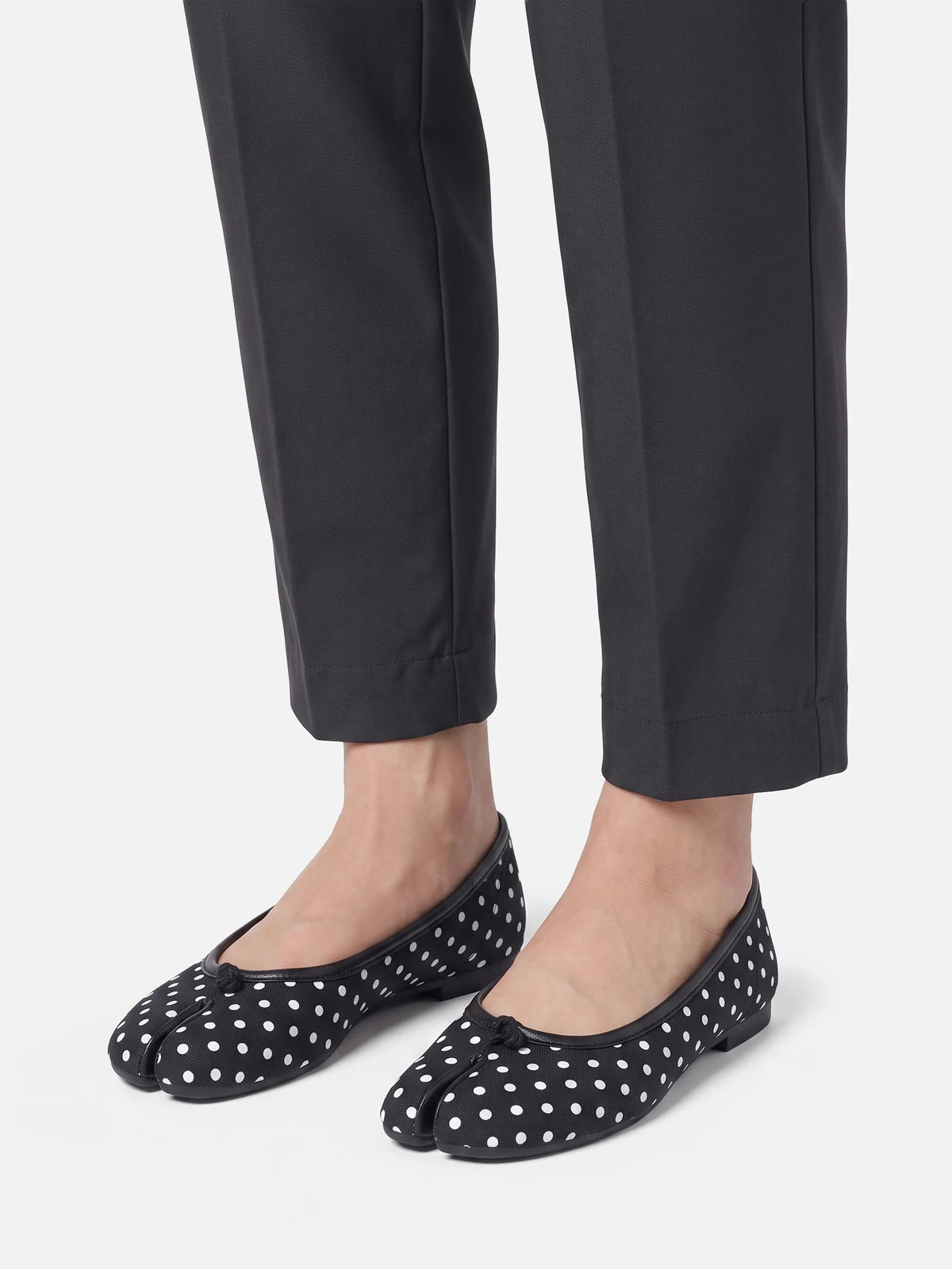 Women's Polka Dot Split Toe Tabi Ballet Flats