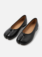 Women's Leather Split Toe Tabi Ballet Flats