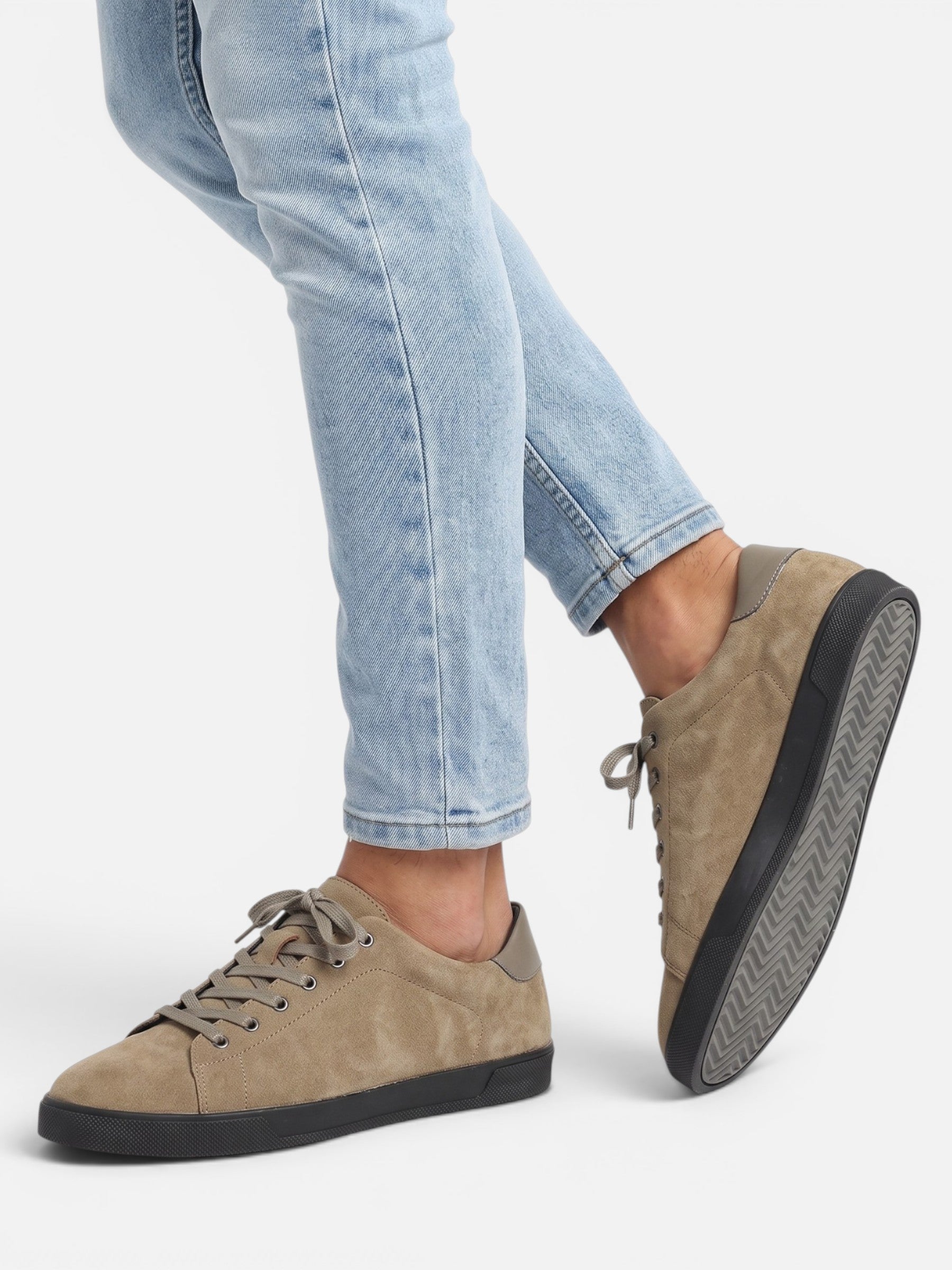 Men's Suede Lace-Up Sneakers