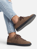 Men's Suede Lace-Up Sneakers