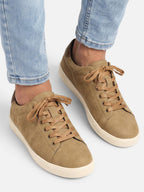 Men's Suede Lace-Up Sneakers