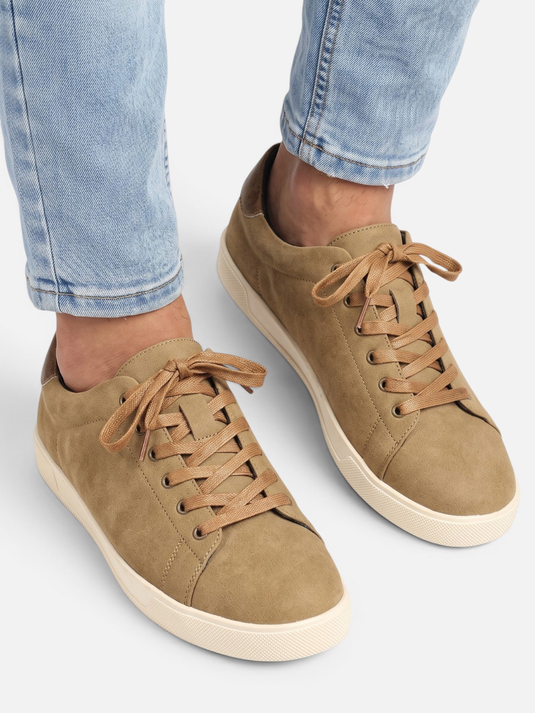 Men's Suede Lace-Up Sneakers